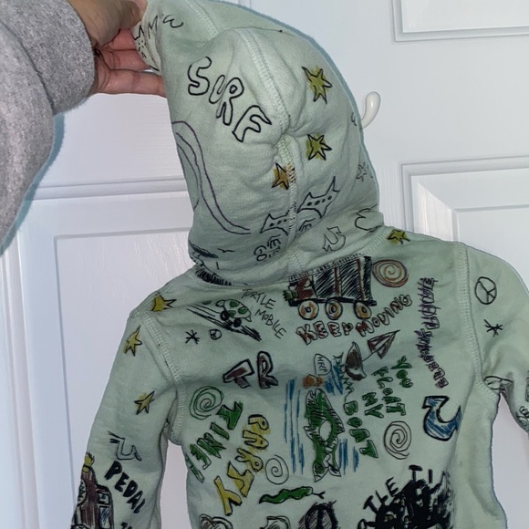 True Religion Graphic Zip Up Hoodie - 12-18M - Picture 3 of 8